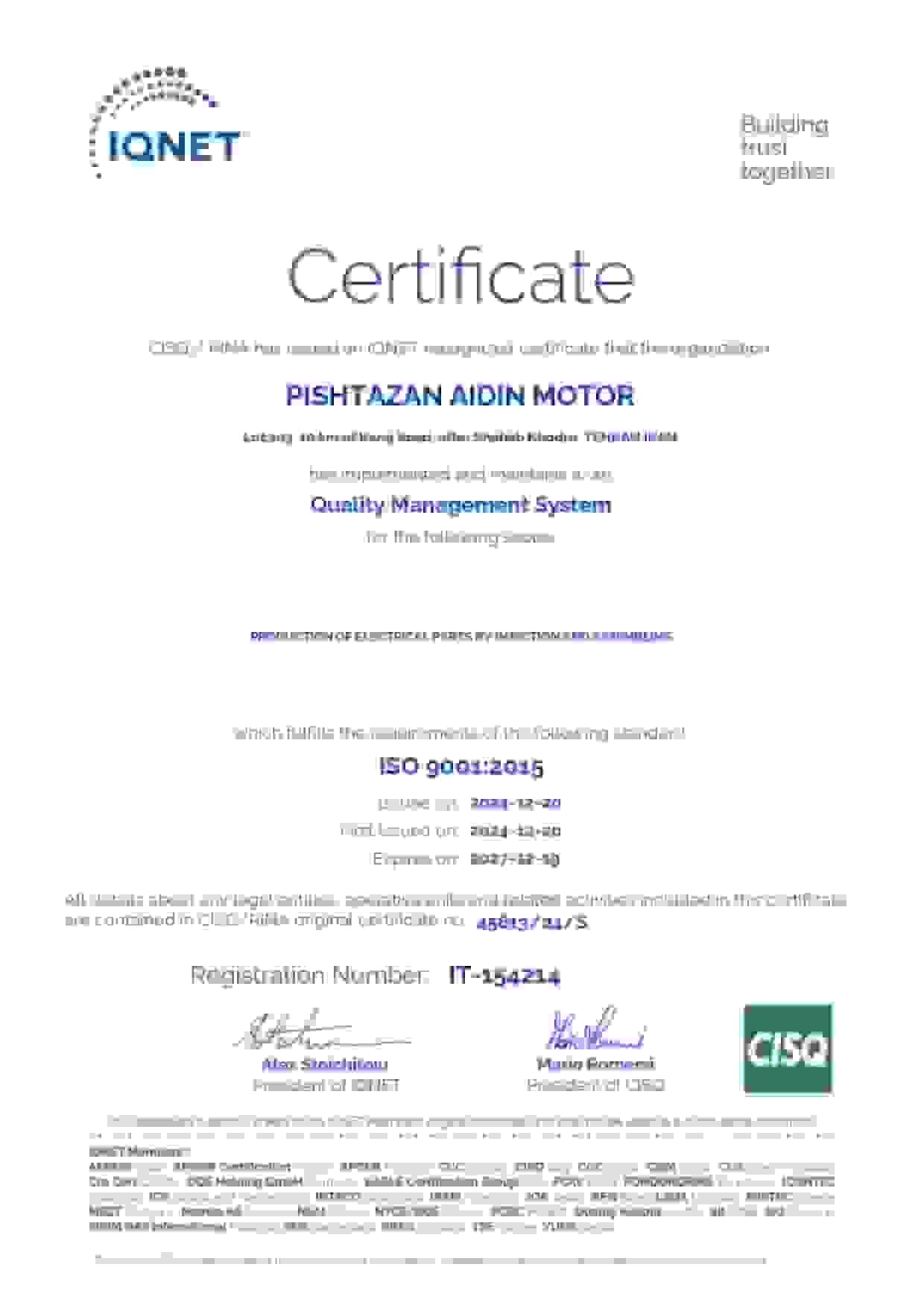 ISO 9001:2015